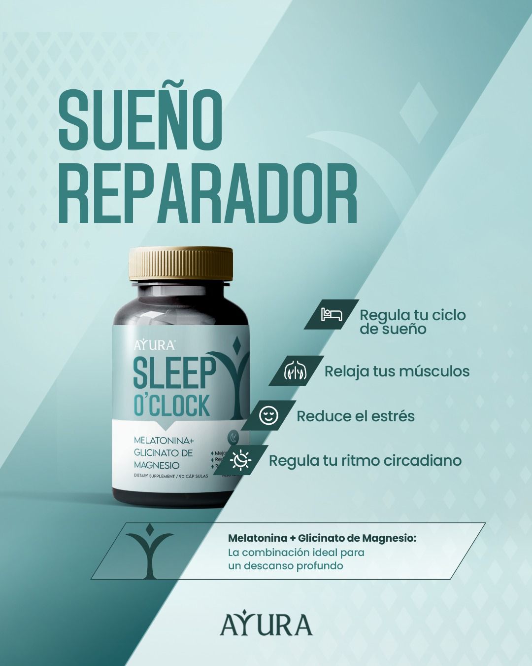 MELATONINA CON GLICINATO DE MAGNESIO